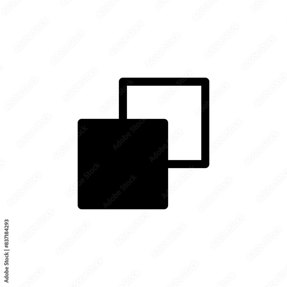 Fototapete copy icon, new layers icons - add new tab, window tabs icons . open new window icon, copying file document button sign . web vector icon