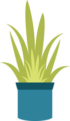 House plant, potted plant icon.