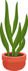 House plant, potted plant icon.