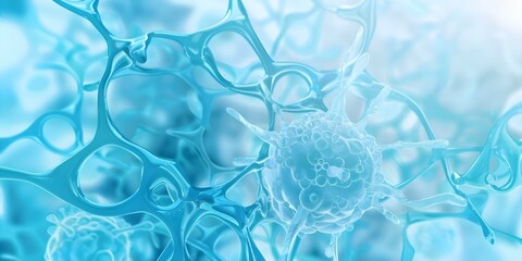 Discover a 3D eukaryotic cell model featuring nucleus organelles and plasma membrane. Concept 3D Cell Model, Eukaryotic Cell, Nucleus Organelles, Plasma Membrane