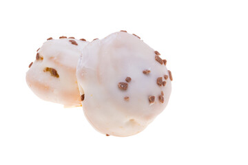 choux pastries isolated
