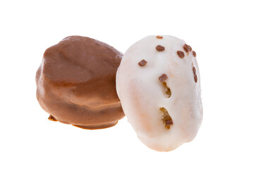 choux pastries isolated