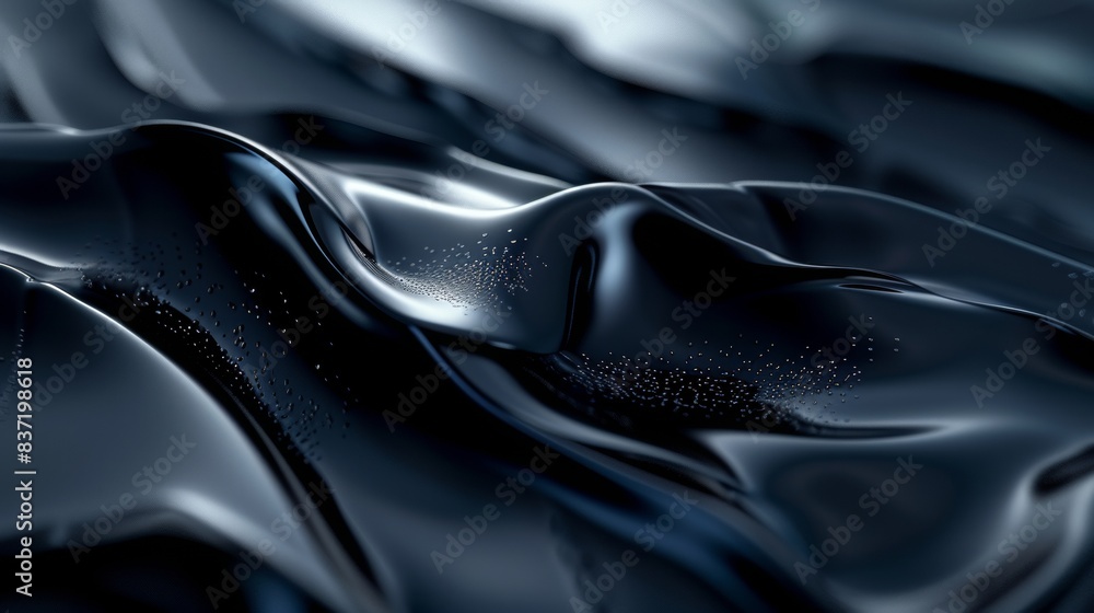Aufkleber a dark minimalist abstract background with subtle organic forms and curves
