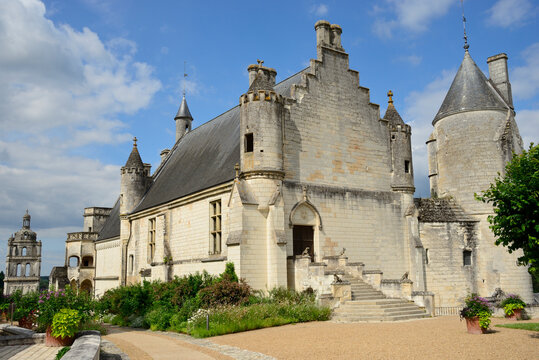 Logis royal du ch&acirc;teau de Loches en Touraine, France