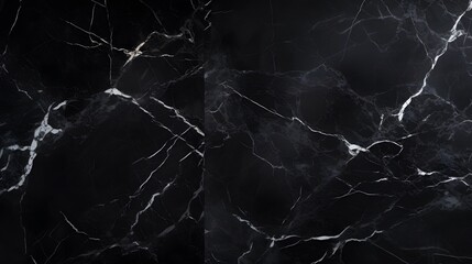 Sleek black marble texture with subtle white veins