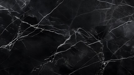 Sleek black marble texture with subtle white veins