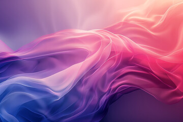 Obraz premium Colorful abstract painting. It has a smooth, fluid look, with no hard edges. The colors are vibrant and saturated, and they seem to blend into each other seamlessly.