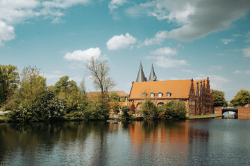 Lubeka nad rzeką Trave, Niemcy