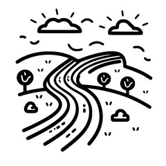 Road Single Icon
