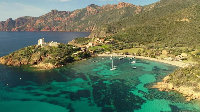 Village de Girolata en Corse
