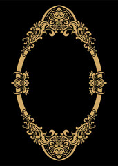 Luxury frame Ornament wedding decoration