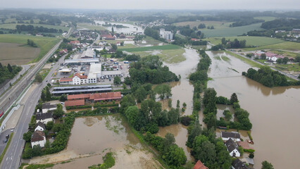 Pfaffenhofen Ilm as one of the city which was injured by the water flood in 2024