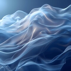 Obraz premium Ultra-minimalist icy blue background for healthcare designs.