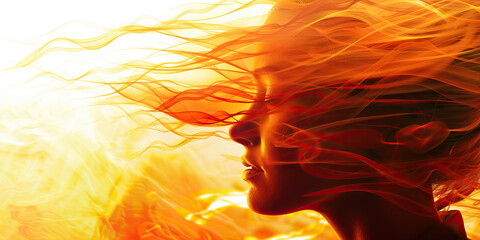 The Haze of Necessities - A person is engulfed in a warm, comforting glow, their surroundings blurred and indistinct, as if they've stepped into another world where their only focus is the drug-induc