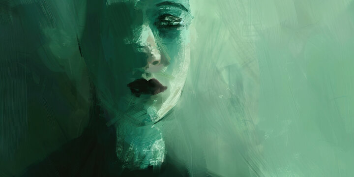 Stolen Identity: a person lost to addiction, their true self obscured by the fog of intoxication