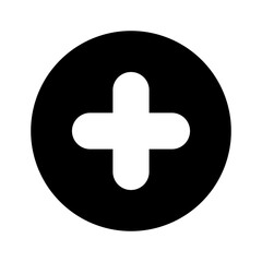 Obraz premium Plus Icon vector. Medical Plus icon. Add icon. Addition sign vector illustration design