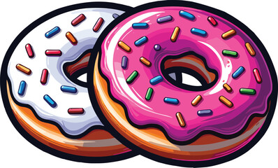 National American Donut Day vector design 