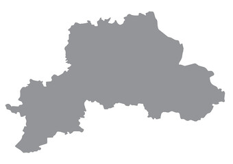 Obraz premium Outline of the map of the region of Belarus - Mogilev region