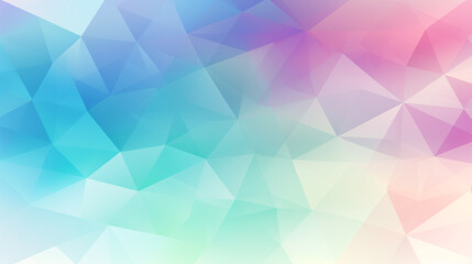Fototapeta premium Geometric Abstract Image Pattern Background, Layered Triangles in Soft Pastel Colors, Texture, Wallpaper, Background, Cell Phone Cover and Screen, Smartphone, Computer, Laptop, 16:9 Format - PNG
