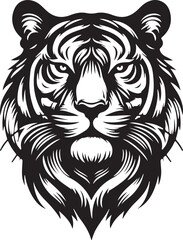 tiger head vector