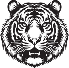white tiger head