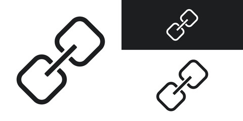 Chain logo design with creative concept. Premium Vector