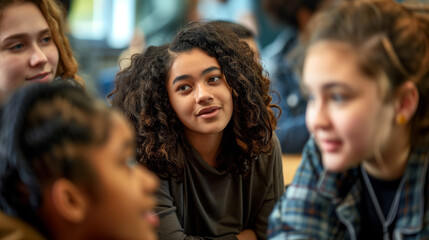 Engaged Students in Classroom Discussion