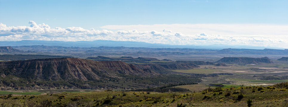 Panor&aacute;mica de las Bardenas Reales de Navarra