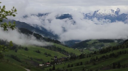 vue du col de la Colombière