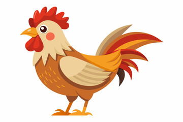  rooster vector illustration