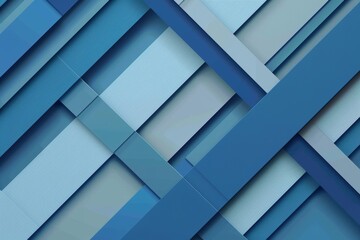 Abstract blue geometric overlay layers background design for art and graphic projects