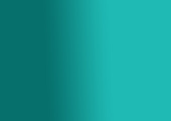 Turquoise horizontal gradient background. Background for design, print and graphic resources.  Blank space for inserting text.