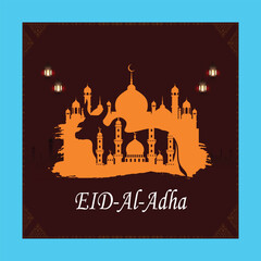 Eid al Adha Mubarak social media post Template
