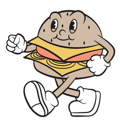 Street Food Mascot Illustration