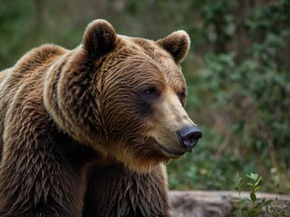 Obraz premium brown bear in the forest