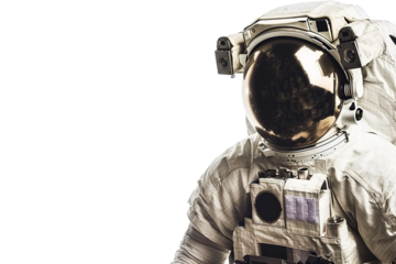 Space Suit Astronaut Graphic Isolated on Transparent Background