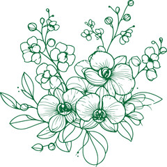 Hand-drawn floral design vector illustration flower drawing, flower png, background, floral, vintage, design, flower, decoration, illustration, nature, leaf, print, garden, vector, wallpaper, graphic