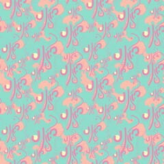Unique abstract seamless pattern with hand drawn pattern for textile, texture, apparel things, wallpapers