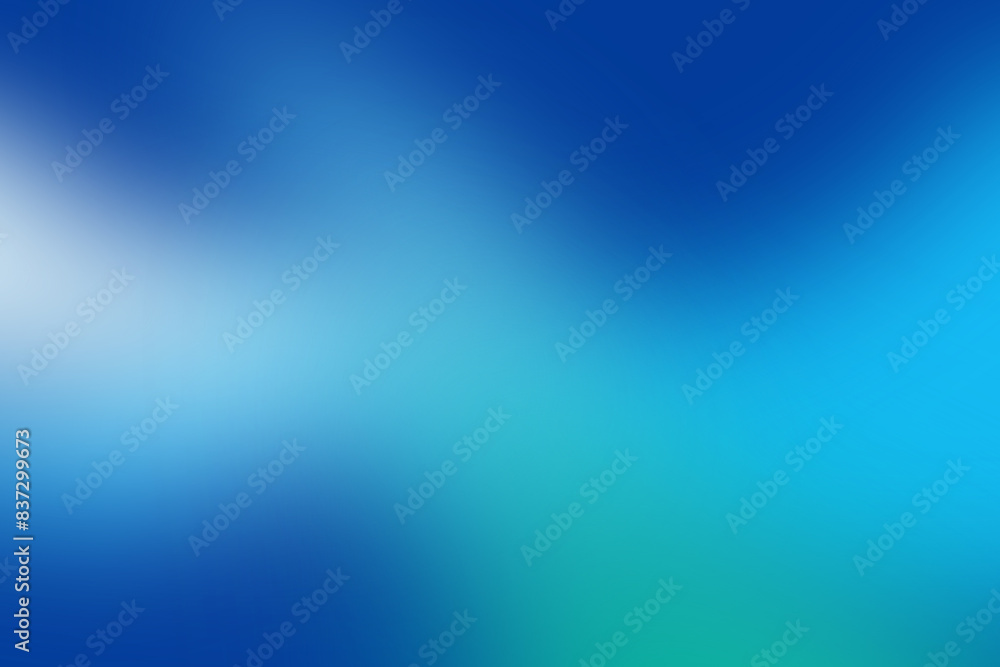Aufkleber abstract blue cyan gradient abstract background. elegant bright and smooth turquoise light soft blue