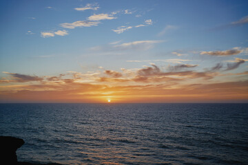 Fototapeta premium sunset over the ocean