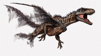 Fototapeta premium dinosaur isolated on white