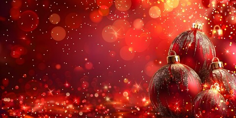 Christmas red decorations