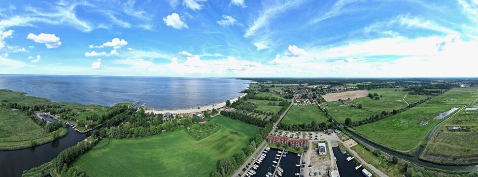 180&deg; Panorama Seebad Ueckerm&uuml;nde, Haffbad, Lagunenstadt und Zerum 2024