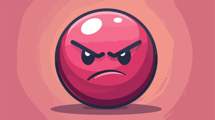 Button cell cartoon with an arrogant expression  cu