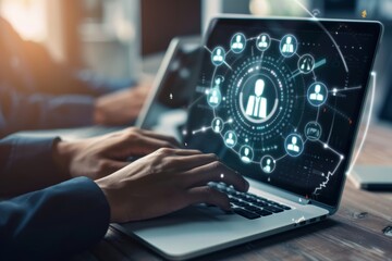 Employee benefits concept for engaging workforce with insurance and office perks