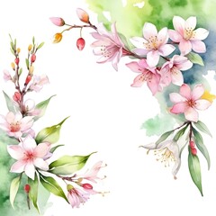 digital decorative floral background 