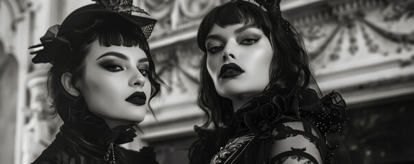 Portrait of a goth girl, world goth day