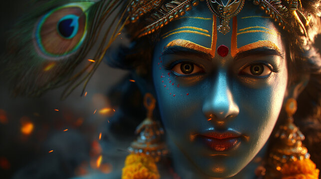 Shree Krishna an incarnation of lord vishnu in Hinduism