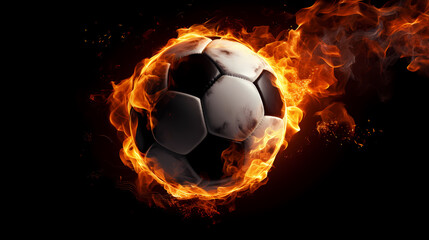 Football with fire