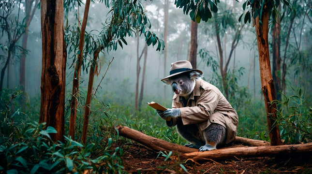 Mist&eacute;rios na Floresta: O Coala Detetive em A&ccedil;&atilde;o